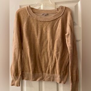Womens Gap crew neck sweater tan neutral color medium